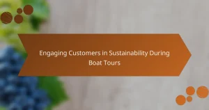 Engaging Customers in Sustainability During Boat Tours